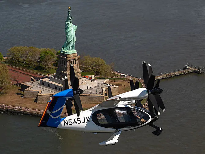 Joby Aviation Hélicoptère Taxi Électrique de JFK à Manhattan - Transfert et Visite en un