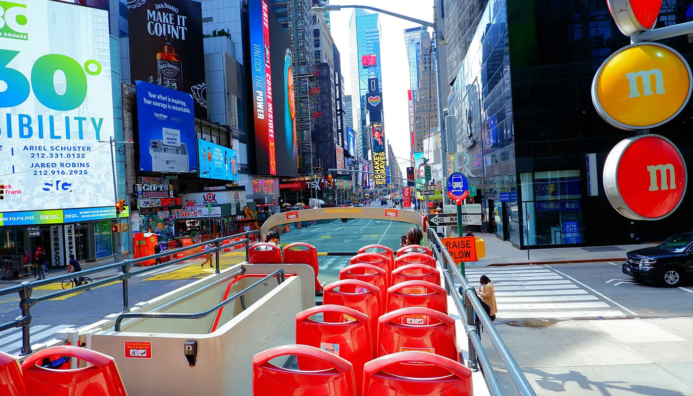 Itinéraire de 8 jours à New York - Prendre le bus Hop on Hop off