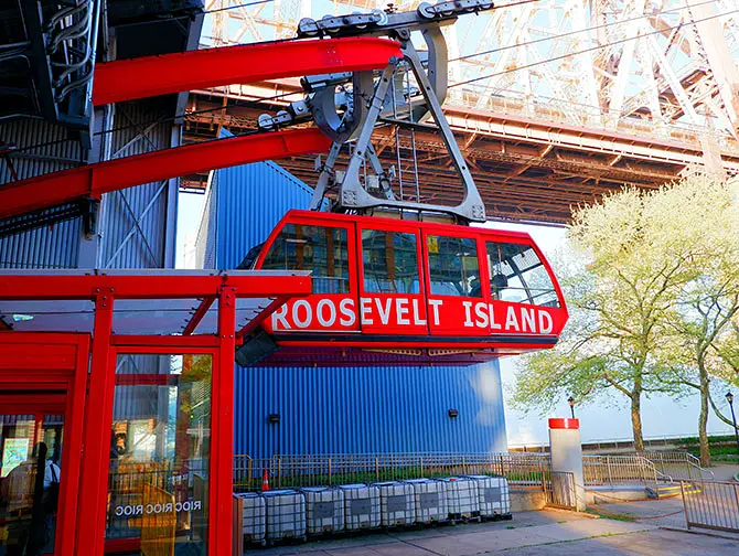 Itin&eacute;raires pi&eacute;tons &agrave; New York - Roosevelt Island