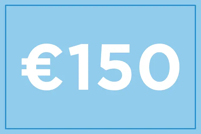 Bon d'achat de 150 € 