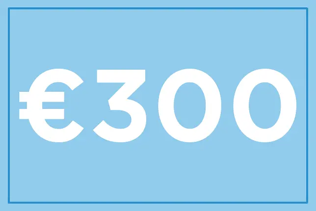 Bon d'achat de 300 €