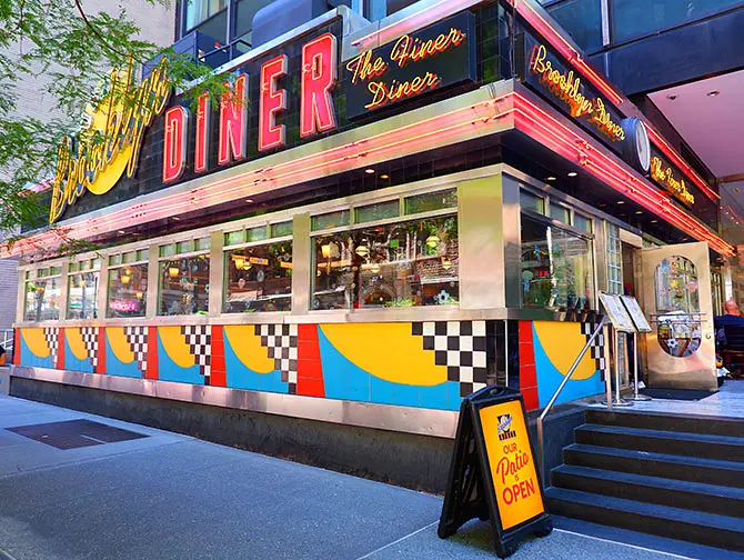 Diners &agrave; New York - Brooklyn Diner