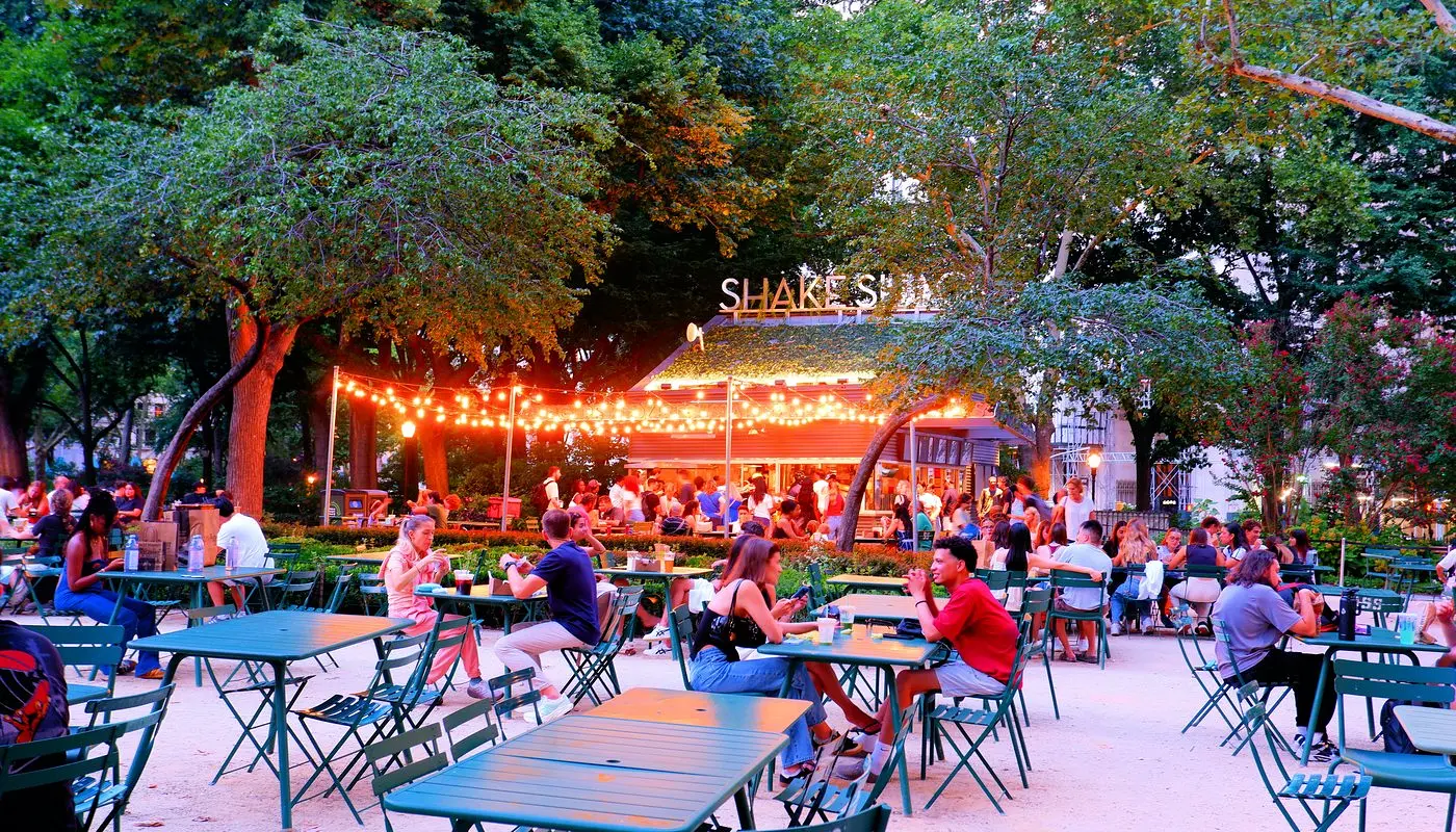 Madison Square Park à New York - Shake Shack