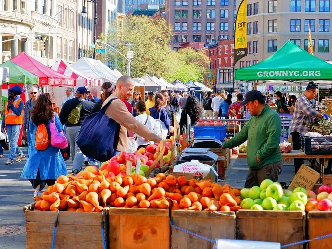 Union Square à New York - Union Square Greenmarket