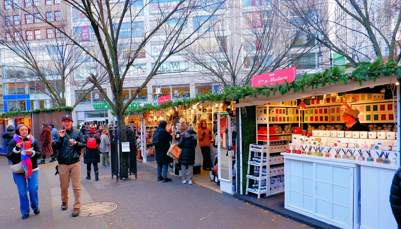 Union Square à New York - Union Square Holiday Market