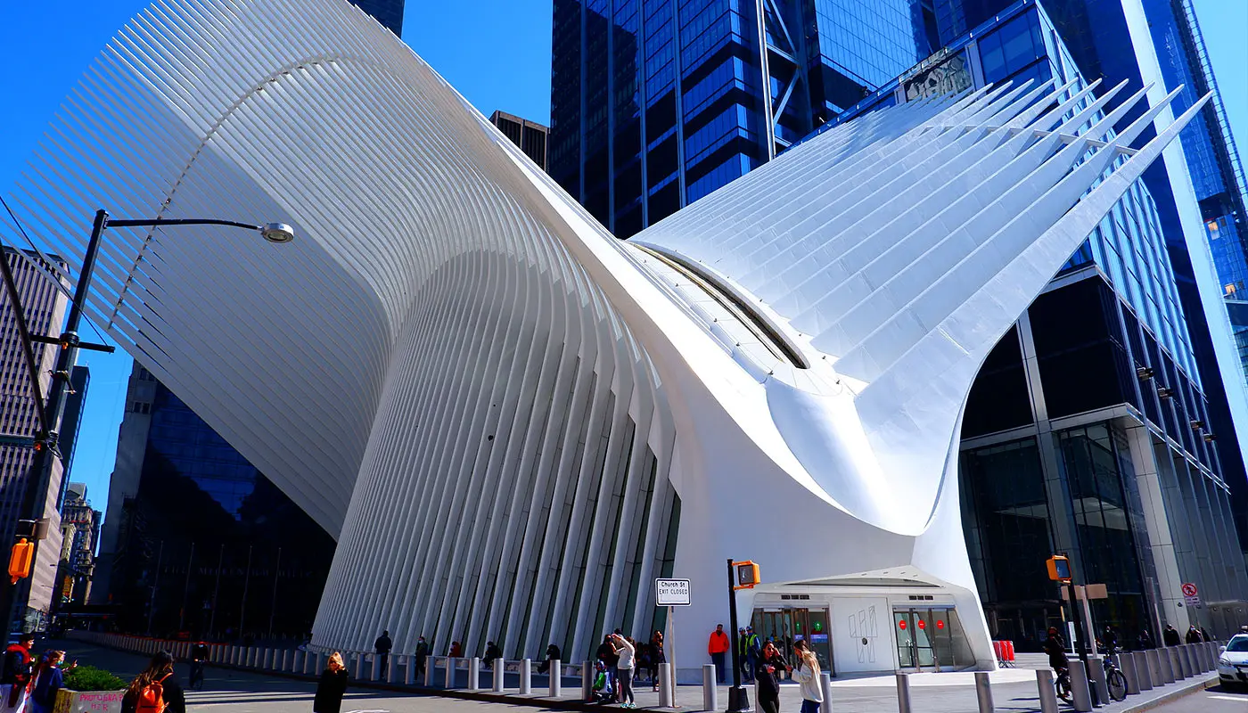 Itinéraire piéton dans Downtown Manhattan à New York - Aperçu de l’itinéraire à pied