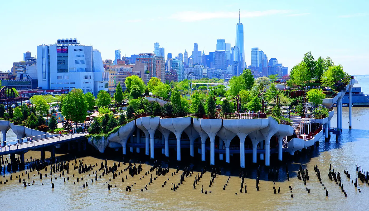 Itinéraire piéton High Line Park - Hudson Yards à New York - Découvrez les différentes facettes de New York