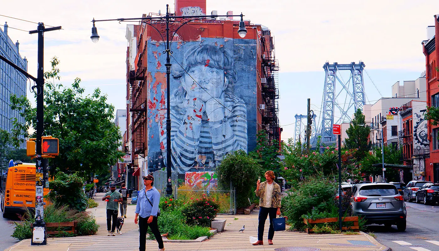 Itinéraire piéton Williamsburg - Greenpoint à New York - Coup d’œil sur l’itinéraire pédestre